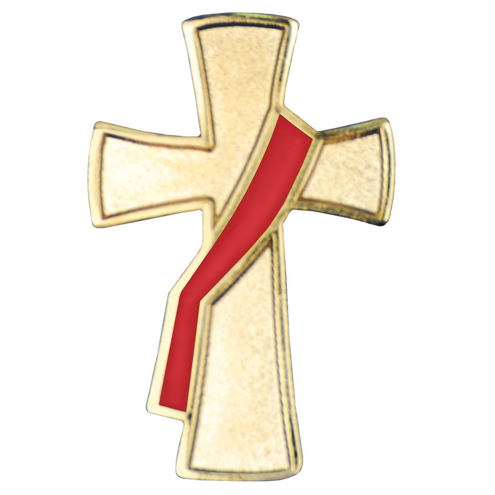 Deacon Cross Lapel Pin